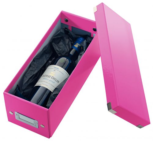 Leitz Click & Store CD Storage Box Pink 60410023 22803ES Buy online at Office 5Star or contact us Tel 01594 810081 for assistance