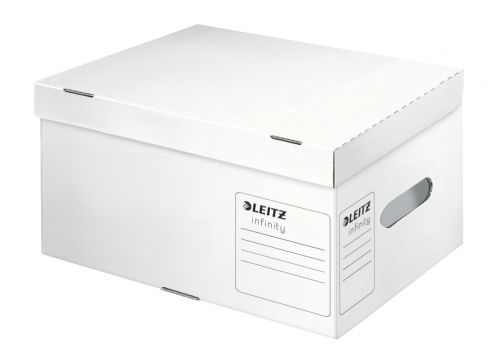 Leitz Infinity Archiving and Transportation Box, Small - White - Outer carton of 10