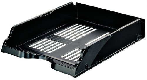 Esselte Transit A4 Letter Tray - Black - Outer carton of 10