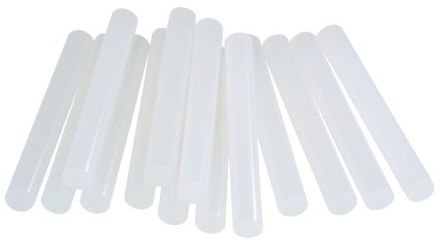 Multipurpose glue sticks ideal for use with wood, leather, fabrics, cork, plastic materials and cardboard. Available in transparent or white and in a variety of diameters and lengths. Ideal for use with Rapid Glue Guns, check your glue gun for the size of glue stick required.Available in transparent (e.g. for wood, leather, fabric, cork, card, etc) or White (e.g. for tile sealant, ceramics and other sanitary products).Colour: Transparent.Diameter: 12mm.Length: 94mm.Pack: 125g (13 sticks).For use with the Rapid EG212, EG250, CG270, BGX300 and EG310 glue guns.