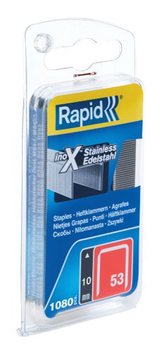 Rapid No. 53 Finewire staple Stainless steel 10 mm