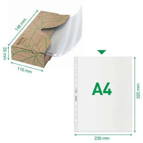 Leitz Recycle A4 Pocket Dispenser; 40 pcs; CO2 neutral