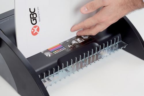 GBC CombBind C110 Manual Comb Binding Machine Black 4401844