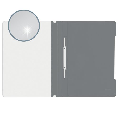 Leitz Standard Plastic Data Files 30% pre-consumer recycled plastic Red, Front Flat Bar Mechanism A4 Red - Outer carton of 25