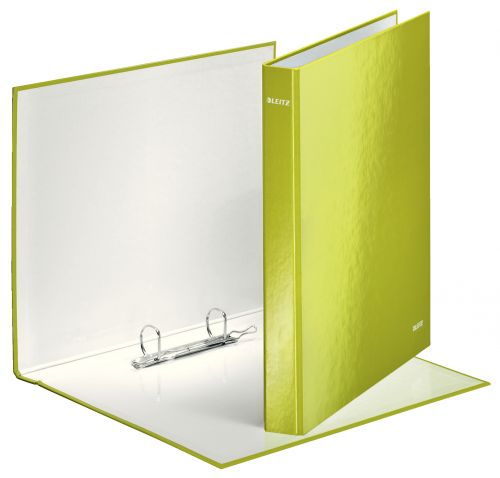 Leitz WOW Ringbinder A4 2DR 25mm Green 10pk 42410064