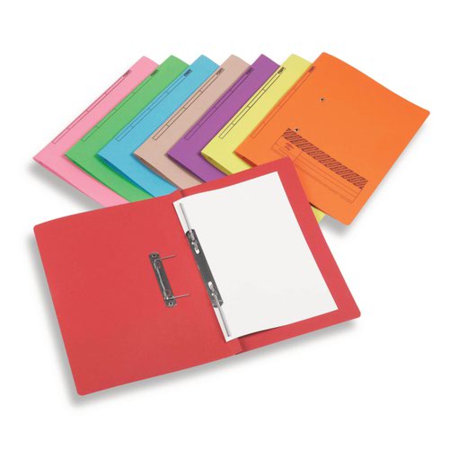 Rexel Jiffex Transfer File Manilla Foolscap 315gsm Red (Pack 50) 43218EAST  27024AC