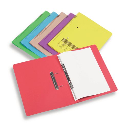 Rexel Jiffex Transfer File Manilla Foolscap 315gsm Red (Pack 50) 43218EAST 27024AC