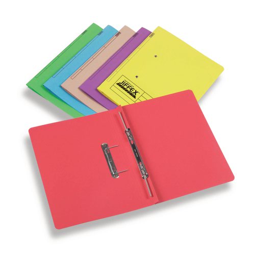 Rexel Jiffex Transfer File Manilla Foolscap 315gsm Yellow (Pack 50) 43219EAST ACCO Brands