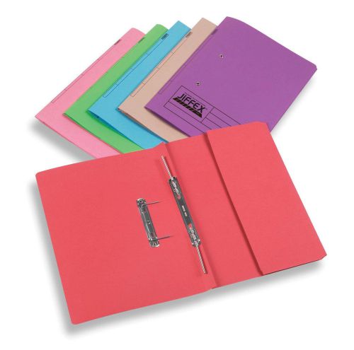 Rexel Jiffex Pocket Transfer File Foolscap Buff (Pack of 25) 43312EAST