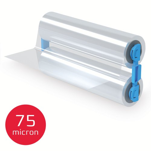 GBC Foton 30 Refill Lamination Roll For Refillable Cartridge 75 Micron Laminates Up To 250 x A4 Sheets Gloss Finish Easy-Load 4410026