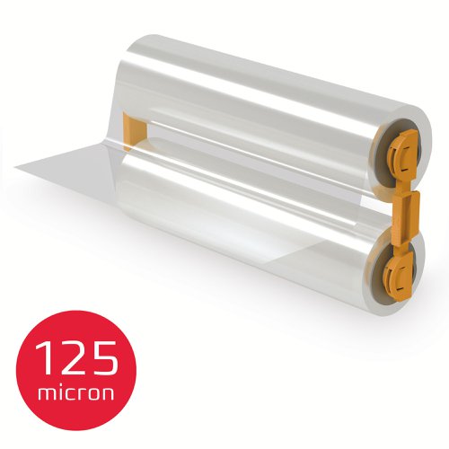 GBC Foton 30 Refill Lamination Roll For Refillable Cartridge 125 Micron Laminates Up To 150 x A4 Sheets Gloss Finish Easy-Load 4410028