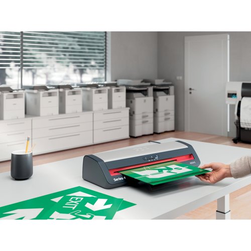 GBC 480HS Office A3 Laminator Black & Red - 4410072UK  69285AC