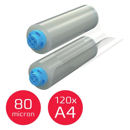 GBC 4410077 Velocity Lamination Roll Film 80 Micron Gloss