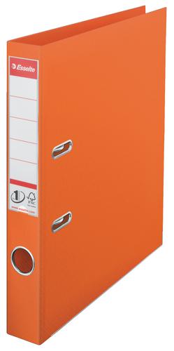 Esselte Lever Arch File No.1 Polypropylene A4 50mm Orange (Pack 10) - 811440