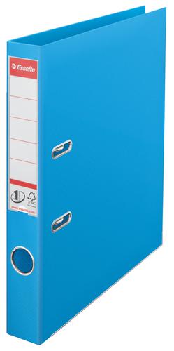 Esselte No.1 Lever Arch File Polypropylene, A4, 50 mm, Light Blue - Outer carton of 10