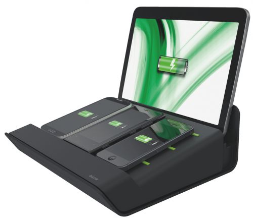 Leitz X-Large Multi Charger for Tablet/Smartphone - Black