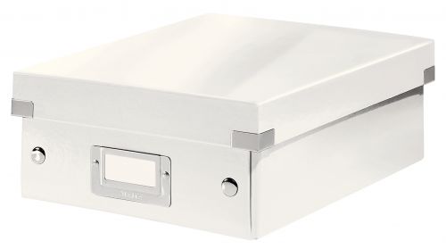 Leitz WOW Click & Store Small Organiser Box, White