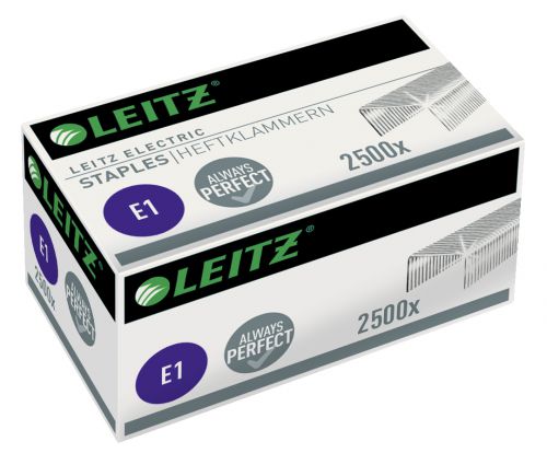 Leitz Electric e1 Staples (2500)  - Outer carton of 10