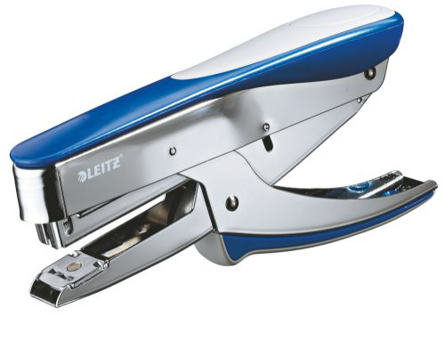 Leitz Stapling Pliers, Top Loader 30 sheets. Metal with plastic top. In box.