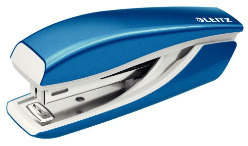 Leitz NeXXt WOW Mini Stapler 10Sheet Blue Metallic