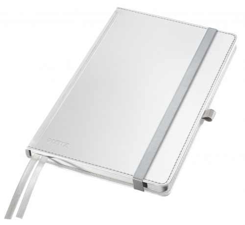 Leitz Style Notebook Hard Cover A5 ruled arctic white