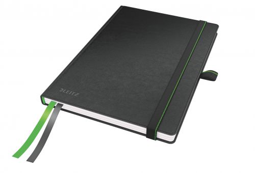 Leitz Complete Hard Cover Notebook A5 ruled black - Outer carton of 6