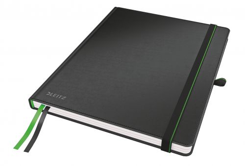 Leitz Complete Hard Cover Notebook iPad size ruled black - Outer carton of 6