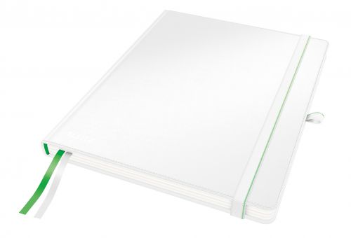 Leitz Complete Hard Cover Notebook iPad size ruled white - Outer carton of 6
