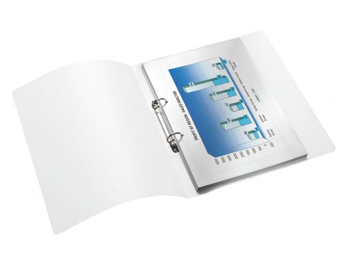 77757AC | High quality PP ring binder in fresh, vibrant WOW colours with dual colour effect, for presentations or storing documents. PP. 25 mm, 2 Round Ring mechanism. A4.