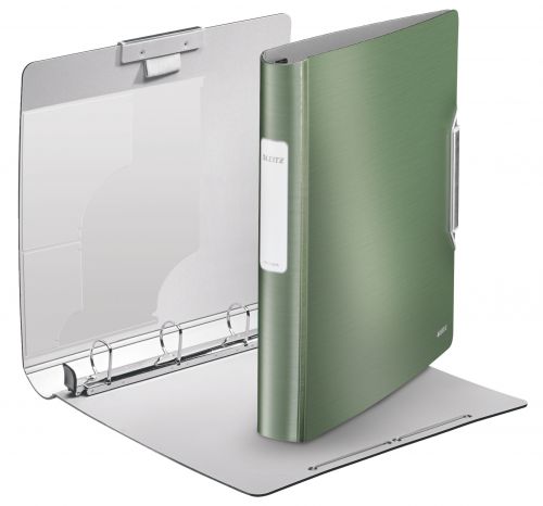 Leitz Active Style SoftClick Ring Binder Polypropylene 4 D-Ring A4 30mm Rings Green (Pack 5) 42450053
