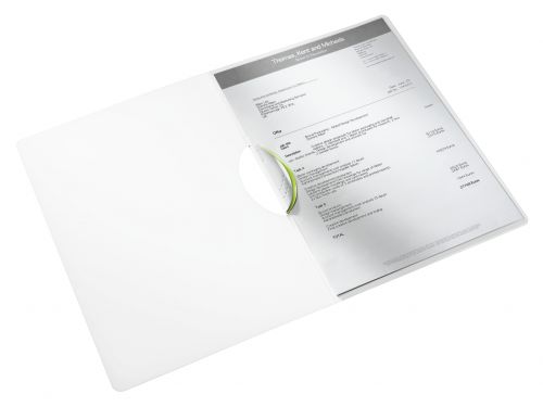 Leitz WOW ColorClip Poly File A4 Green Metallic (Pack of 10) 41850064
