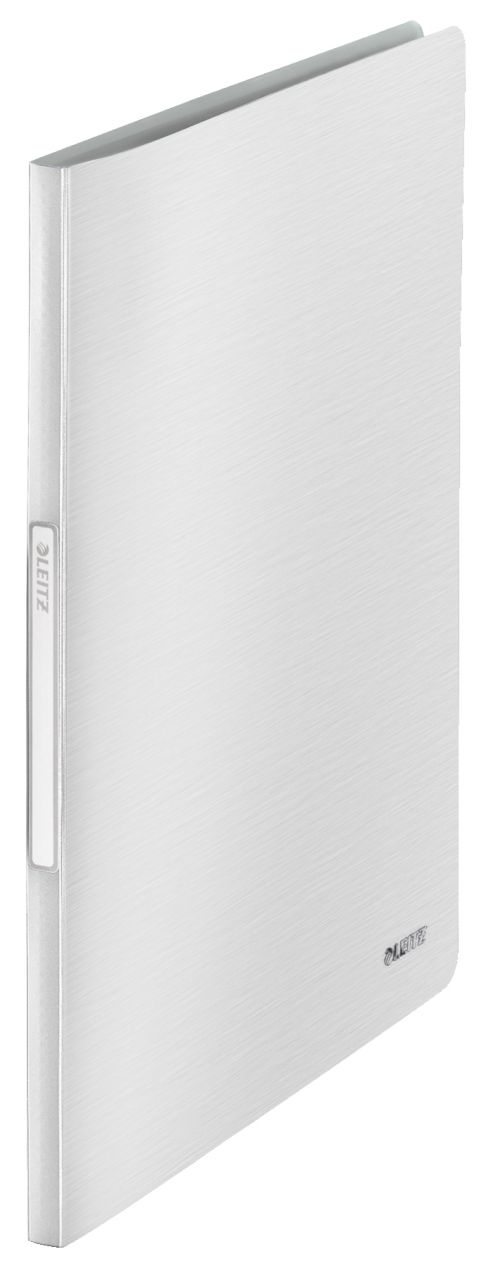 Leitz Style Display Book. Polypropylene. 40 pockets. 80 sheet capacity. A4. Arctic White. - Outer carton of 10