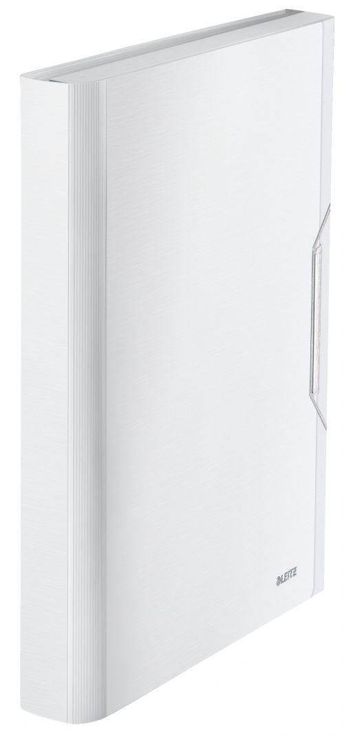 Leitz Style A4 Expanding File with 6 Compartments, Arctic White - Outer carton of 5