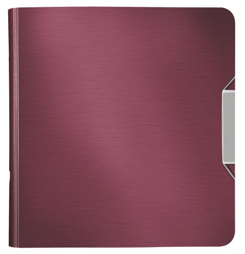 77554AC - Leitz 180 Active Style Lever Arch File Polypropylene A4 80mm Spine Width Garnet Red (Pack 5) 11080028