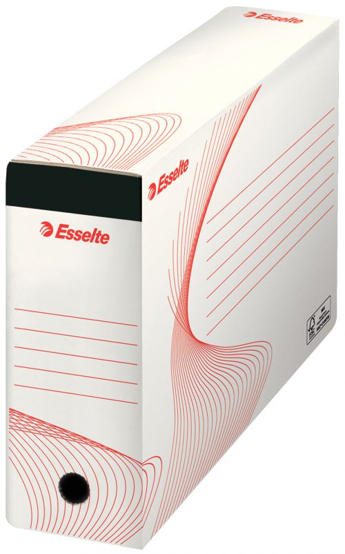 Esselte Standard Archiving Box for 10x A4 Suspension Files White (1 Pack of 25)