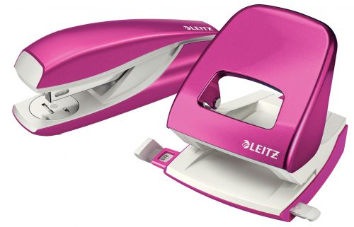 Leitz NeXXt WOW Metal Office Stapler Pink Metallic 55021023 LZ39600