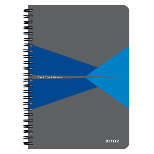 Leitz Office Notebook A5 ruled, wirebound with cardboard cover - Outer carton of 5
