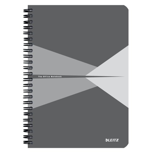 Leitz Office Notebook A5 ruled, wirebound with cardboard cover - Outer carton of 5