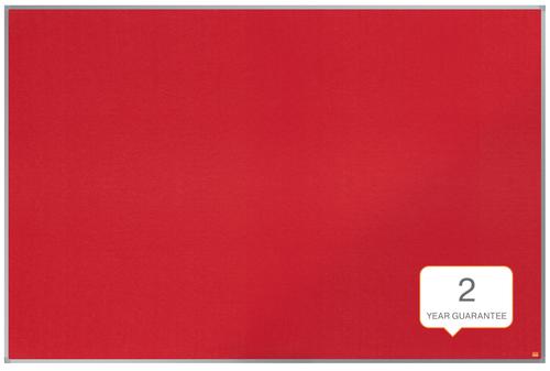 Nobo Essence Felt Notice Board Red 1800x1200mm - 1904068