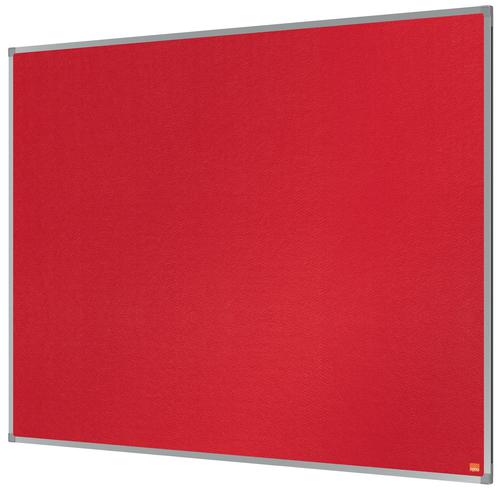 22175AC - Nobo Essence Felt Notice Board Red 1200x900mm - 1904067