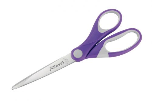 Rexel JOY Comfort Scissors 182mm Purple
