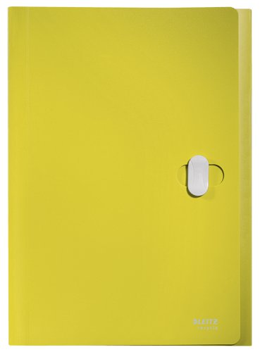 Leitz Recycle Expanding Concertina Project File A4 PP Yellow (Pack of 5) 46240015