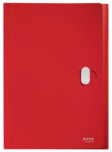 Leitz Recycle Expanding Concertina Project File A4 PP Red (Pack of 5) 46240025 | LZ61088 | ACCO Brands