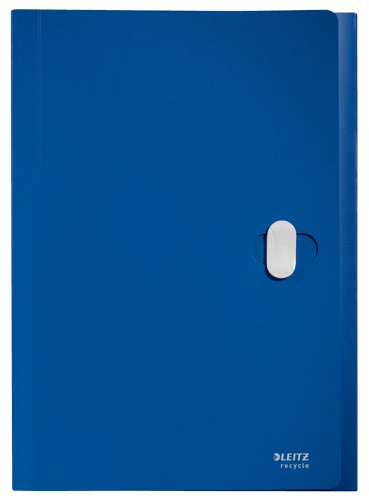 Leitz Recycle Expanding Concertina Project File A4 PP Blue (Pack of 5) 46240035