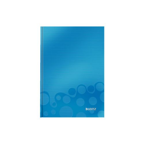 Leitz WOW Notebook A5 ruled with hardcover 80 sheets. Blue - Outer carton of 6