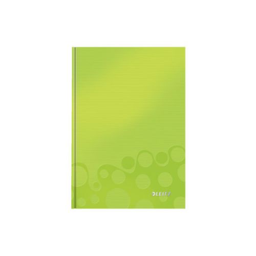 Leitz WOW Notebook A5 Ruled Paper 80 sheets Hard Cover Green Metallic