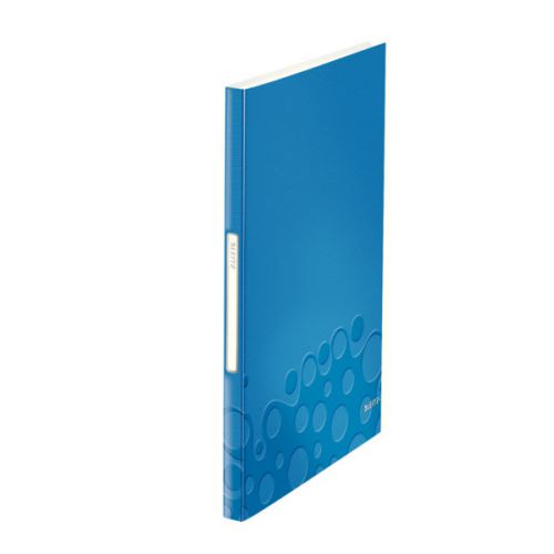 Leitz WOW Display Book Polypropylene. 40 pockets. 80 sheet capacity. A4. Blue - Outer carton of 10