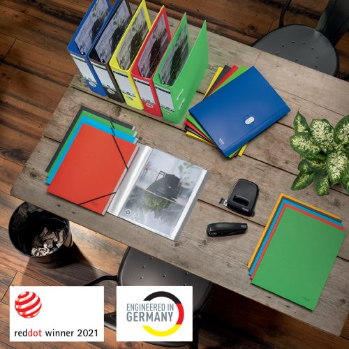 LZ61091 Leitz Recycle Display Book 20 Pocket A4 Yellow (Pack of 10) 46760015