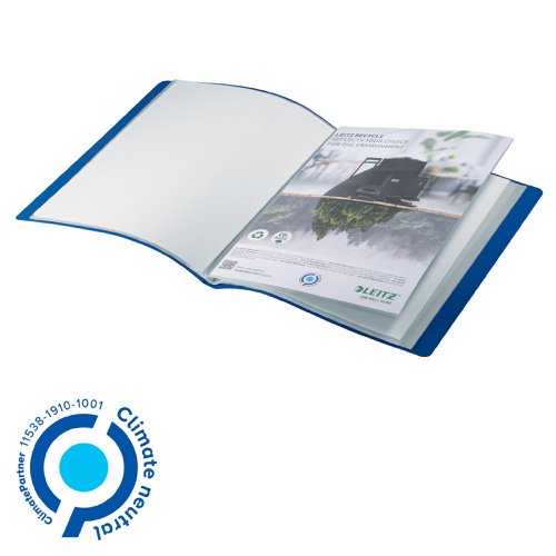 L:Display Book Recycle 20Pock A4 PP blue Display Books PF1025