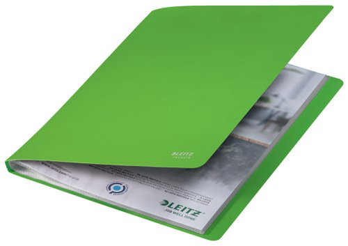 Leitz Recycle Display Book 20 pocket A4 Green (Pack of 10) 46760055 - ACCO Brands - LZ61094 - McArdle Computer and Office Supplies